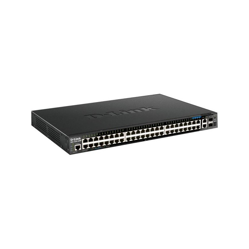 D-Link DGS-1520-52MP 44 ports GE PoE + 4 ports 2.5 GE PoE + 2 10 GE ports + 2 SFP+ Smart Mang. Sw.