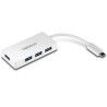 TRENDnet 4-Port USB-C Mini Hub/.