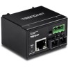 HARDENED INDUSTRIAL 100BASE-FX/SNGL MODE SC FIBER CONVERT 30KM