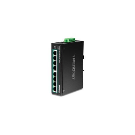 8-PORT IND.FAST ETH POE+ SWITCH/DIN-RAIL