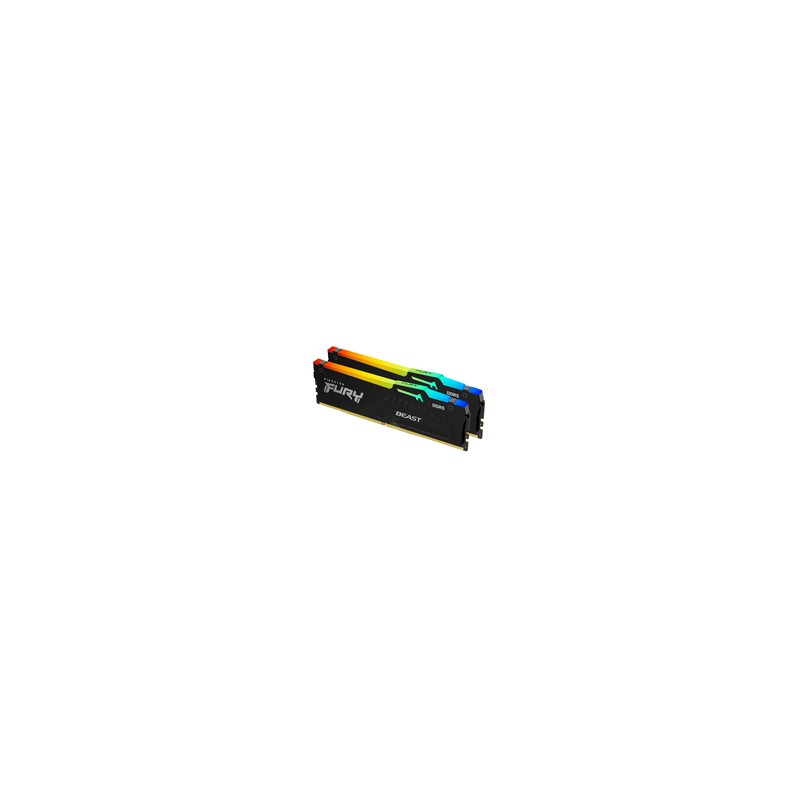 Kingston 32GB DDR5-4800MT/S CL38 DIMM/(Kit OF 2) FURY Beast RGB