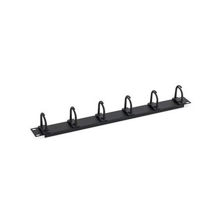 TRITON 19" vyvazovací panel 1U 5x plastová úchytka, černý