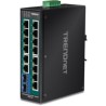 TRENDnet 16-Port Hardened Industrial/GB PoE+ DIN-Rail Switch