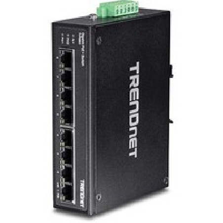 TRENDnet 8-Port Hardened Ind. Gigabit/PoE+ Switch