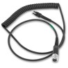 Zebra Cable - RS232: Amphenol Threaded Circular Connector For VC5090, 9FT (2.8M) Coiled With TTL Current Limit Protection