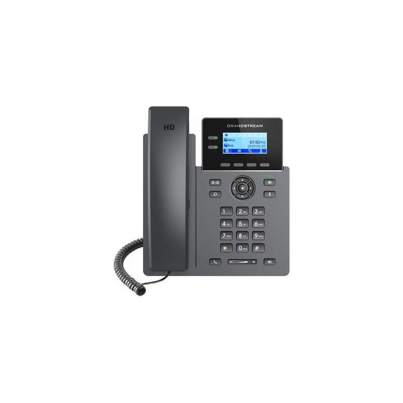 Grandstream GRP2602 SIP telefon, 2,21" LCD podsv. displej, 4 SIP účty, 2x100Mbit port