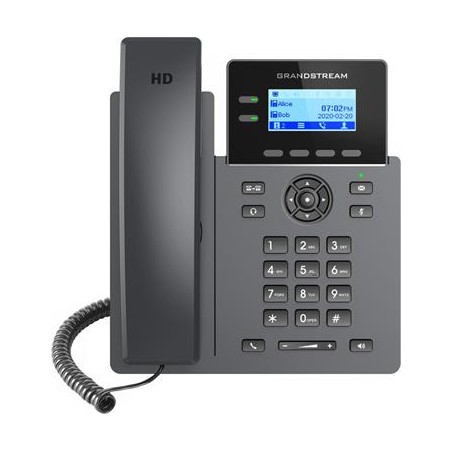 Grandstream GRP2602 SIP telefon, 2,21" LCD podsv. displej, 4 SIP účty, 2x100Mbit port