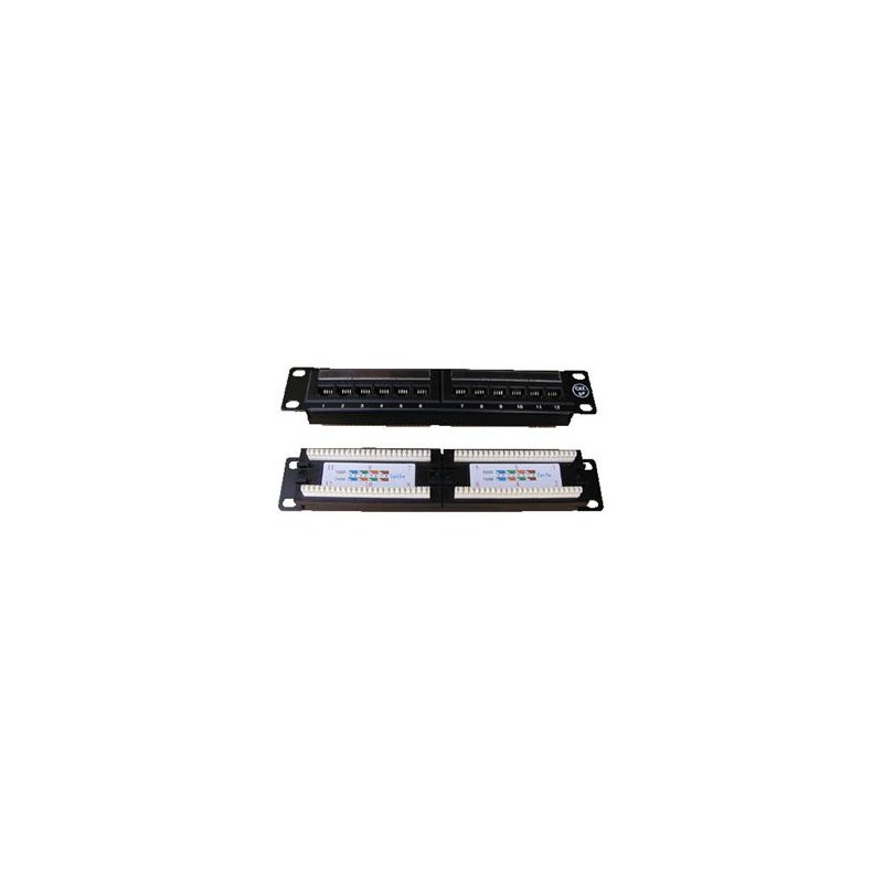 DATACOM Patch panel 10“ UTP cat5e 12portů