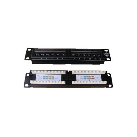DATACOM Patch panel 10“ UTP cat5e 12portů