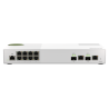 QNAP řízený switch QSW-M2108-2C (8x 2,5GbE RJ45 a 2x kombinované 10GbE SFP+ / RJ-45)