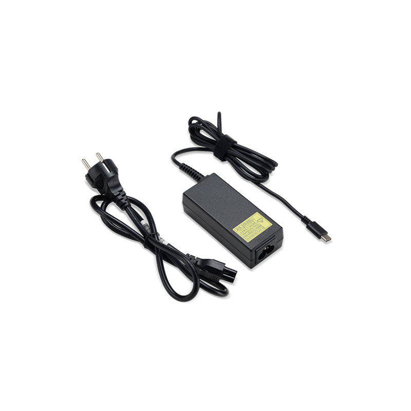ACER 45W_USB Type C Adapter, Black - pro zařízení s USB C, EU POWER CORD (RETAIL PACK)