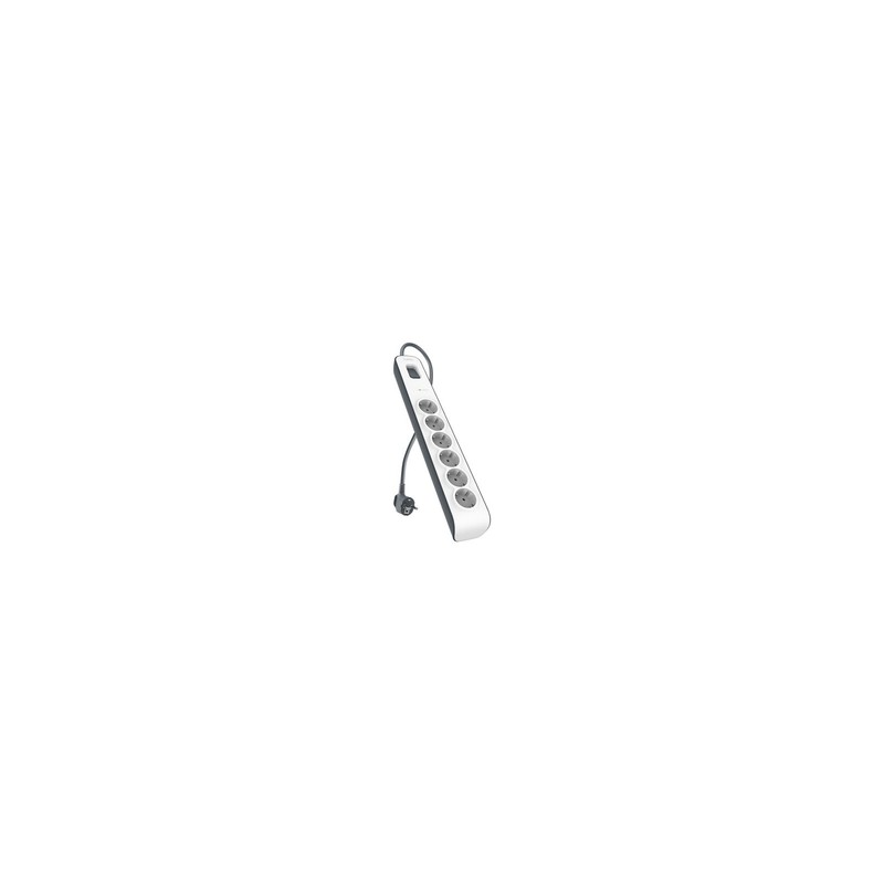 Belkin Steckdosenleiste Mit Ueberspann/6-FACH 2 Meter Netzkabel