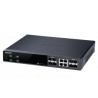 QNAP řízený switch QSW-M804-4C: 8x 10G port SFP+ (4x SFP+ a 4x kombinované SFP+ / RJ-45)