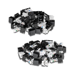 50 PACK CAT6 RJ-45 KEYSTONE/JACK BLACK