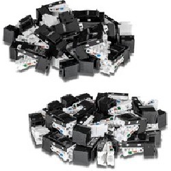 TRENDnet 50 Pack CAT6 RJ-45 Keystone/Jack Black