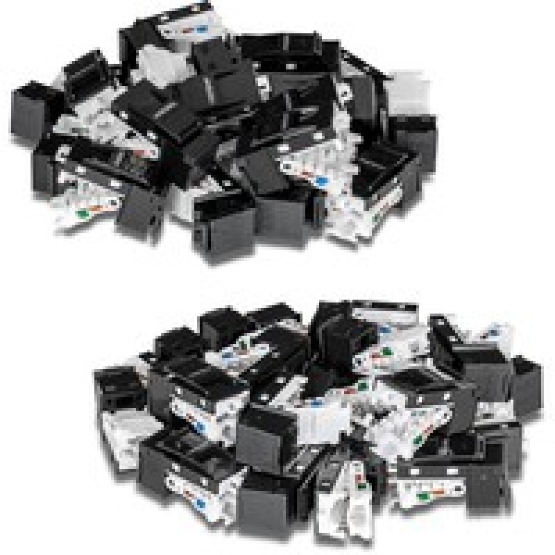 TRENDnet 50 Pack CAT6 RJ-45 Keystone/Jack Black
