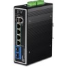 6-PORT INDUSTRIAL GIGABIT L2+/MGD POE++ DIN-RAIL SWITCH