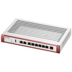 Zyxel USG FLEX200 HP Series, User-definable ports with 1*2.5G, 1*2.5G( PoE+) & 6*1G, 1*USB (device only)