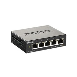 D-Link DGS-1100-05V2 5-port Gigabit Smart Managed switch, fanless