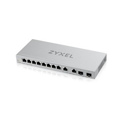 Zyxel XGS1210-12 12-port Gigabit Webmanaged Switch, 8x gigabit RJ45, 2x 2,5GbE RJ45, 2x SFP+