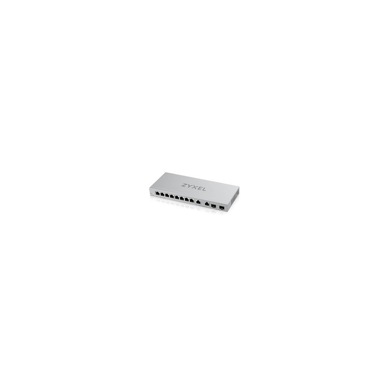 Zyxel XGS1210-12 12-port Gigabit Webmanaged Switch, 8x gigabit RJ45, 2x 2,5GbE RJ45, 2x SFP+