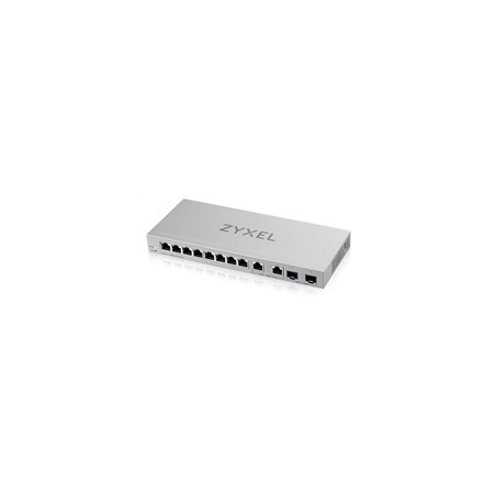 Zyxel XGS1210-12 12-port Gigabit Webmanaged Switch, 8x gigabit RJ45, 2x 2,5GbE RJ45, 2x SFP+