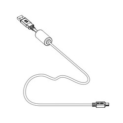 Zebra Kit, USB 2.0 A-Mini B W/FER