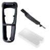 MC22/MC27 Terminal protection kit, includes rubber boot, hand strap, and 5-pack of tempered glass screen protector.