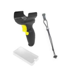 MC22/MC27 Enable kit, includes snap-on trigger handle, wrist strap for trigger handle, and 5-pack of tempered glass screen