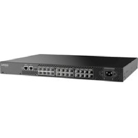 Lenovo ThinkSystem DB610S, ENT Bundle, 24 ports licensed, 24x 16Gb SWL SFPs, 1 PS, Rail Kit, Lifetime Warranty Support