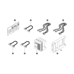 2U 2.5" SATA/SAS 8-Bay BP Kit