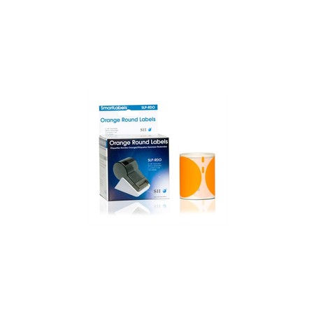 Seiko Instruments SLP-RDO Round Orange Label 54MM/120 LAB/Roll 1 Roll/Box