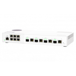 QNAP řízený switch QSW-M2106-4C (6x 2,5GbE RJ45 a 4x kombinované 10GbE SFP+ / 10GbE RJ-45)