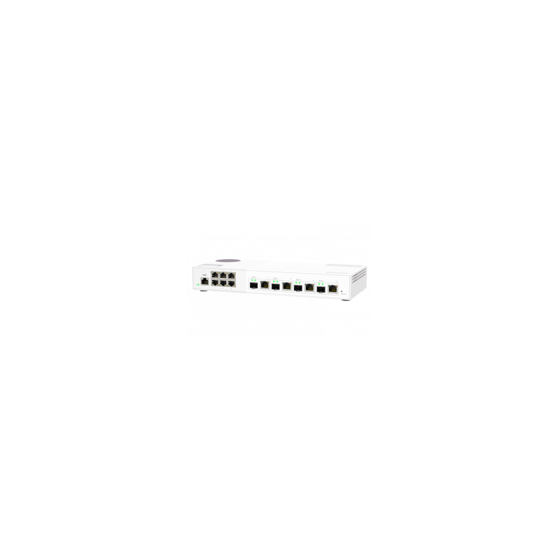 QNAP řízený switch QSW-M2106-4C (6x 2,5GbE RJ45 a 4x kombinované 10GbE SFP+ / 10GbE RJ-45)