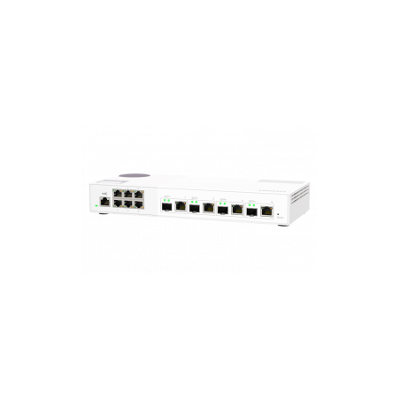 QNAP řízený switch QSW-M2106-4C (6x 2,5GbE RJ45 a 4x kombinované 10GbE SFP+ / 10GbE RJ-45)