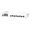 QNAP řízený switch QSW-M2106-4C (6x 2,5GbE RJ45 a 4x kombinované 10GbE SFP+ / 10GbE RJ-45)