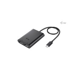 i-tec USB-C Dual 4K/60Hz (single 8K/30Hz) DP Video Adapter