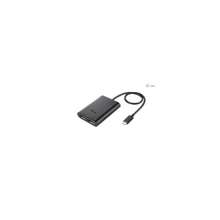 i-tec USB-C Dual 4K/60Hz (single 8K/30Hz) DP Video Adapter