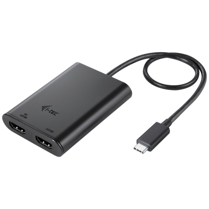 i-tec USB-C Dual 4K/60Hz (single 8K/30Hz) HDMI Video Adapter