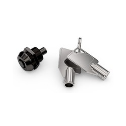 KEYED ALIKE CYLINDER AND KEYS/25EC BLACK