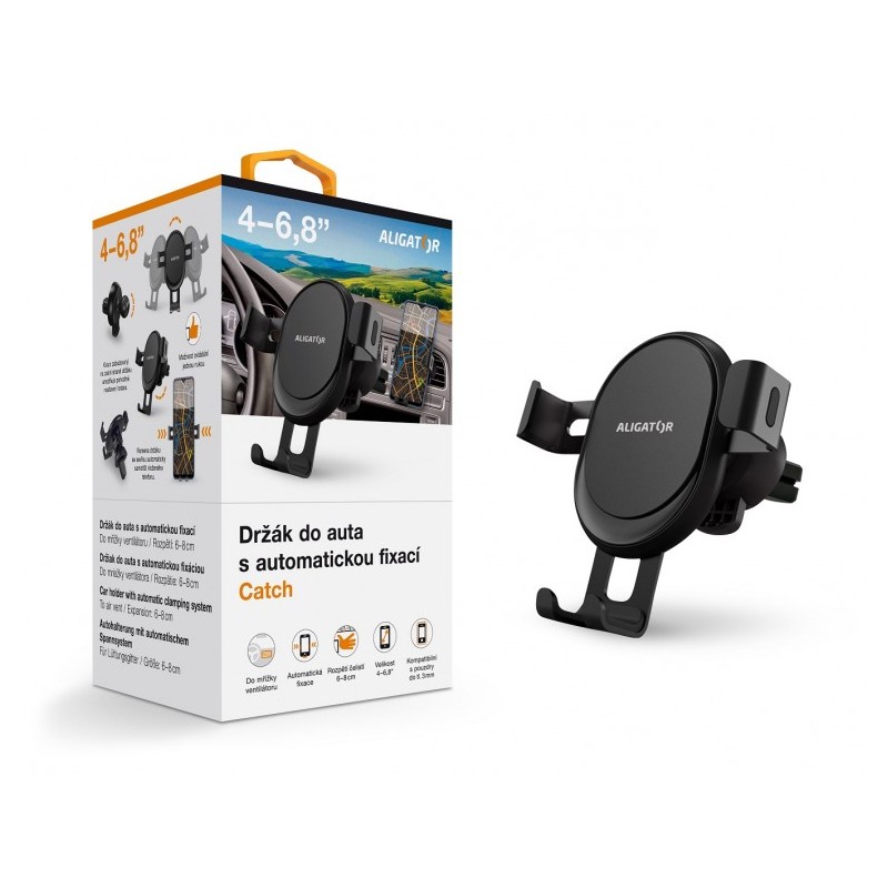 Aligator Držák do auta s automatickou fixací HA18 Catch do ventilační mřížky, univerzální