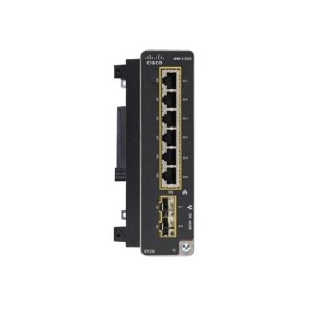 Cisco Catalyst IE3300 Rugged 6 Port/GE Copper + 2 Port SFP Module IN
