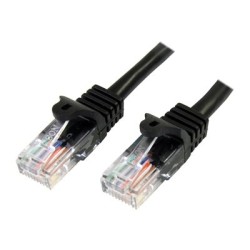 0.5M BLACK CAT5E PATCH CABLE/SNAGLESS ETHERNET CABLE - UTP