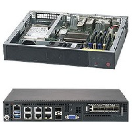Supermicro 1U MPC Bare C3858 1XM.2 1X2.5/128GB 4XGBE+2X10GBE 2XSFP+