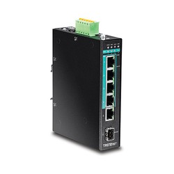 5-PORT GGB POE+ DIN-RAIL SWITCH/HARDENED INDUSTRIAL