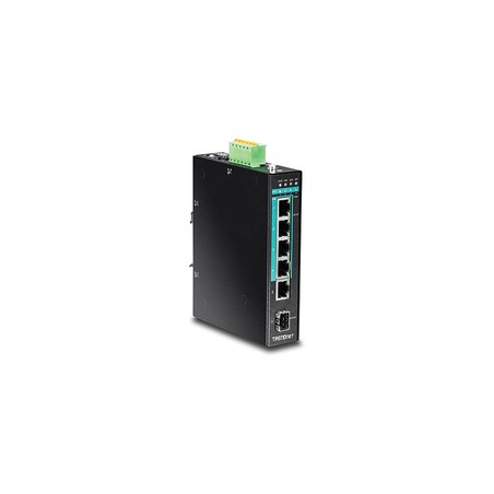 5-PORT GGB POE+ DIN-RAIL SWITCH/HARDENED INDUSTRIAL