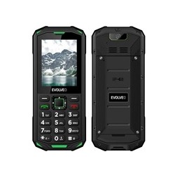 EVOLVEO StrongPhone X5, vodotěsný odolný Dual SIM telefon, černo-zelená