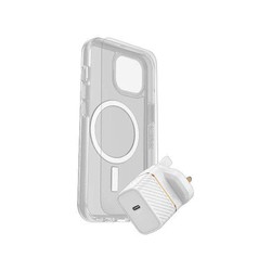 Otterbox OB Kit Apple iPhone 15 Symmetry/Clear MagS UK USB-C Wall Charger