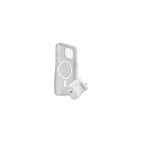 Otterbox OB Kit Apple iPhone 15 Symmetry/Clear MagS UK USB-C Wall Charger
