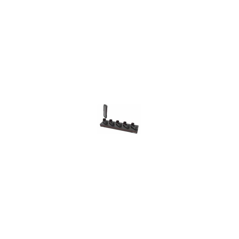 5 bay universal dock, charge up to 5pcs of non-booted CT45/CT40/CT45XP/CT40XP/CT47. Kit includes 5 bay universal dock, power